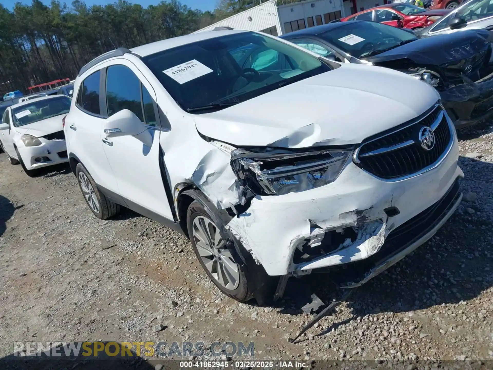 1 Photograph of a damaged car KL4CJASB8KB879134 BUICK ENCORE 2019