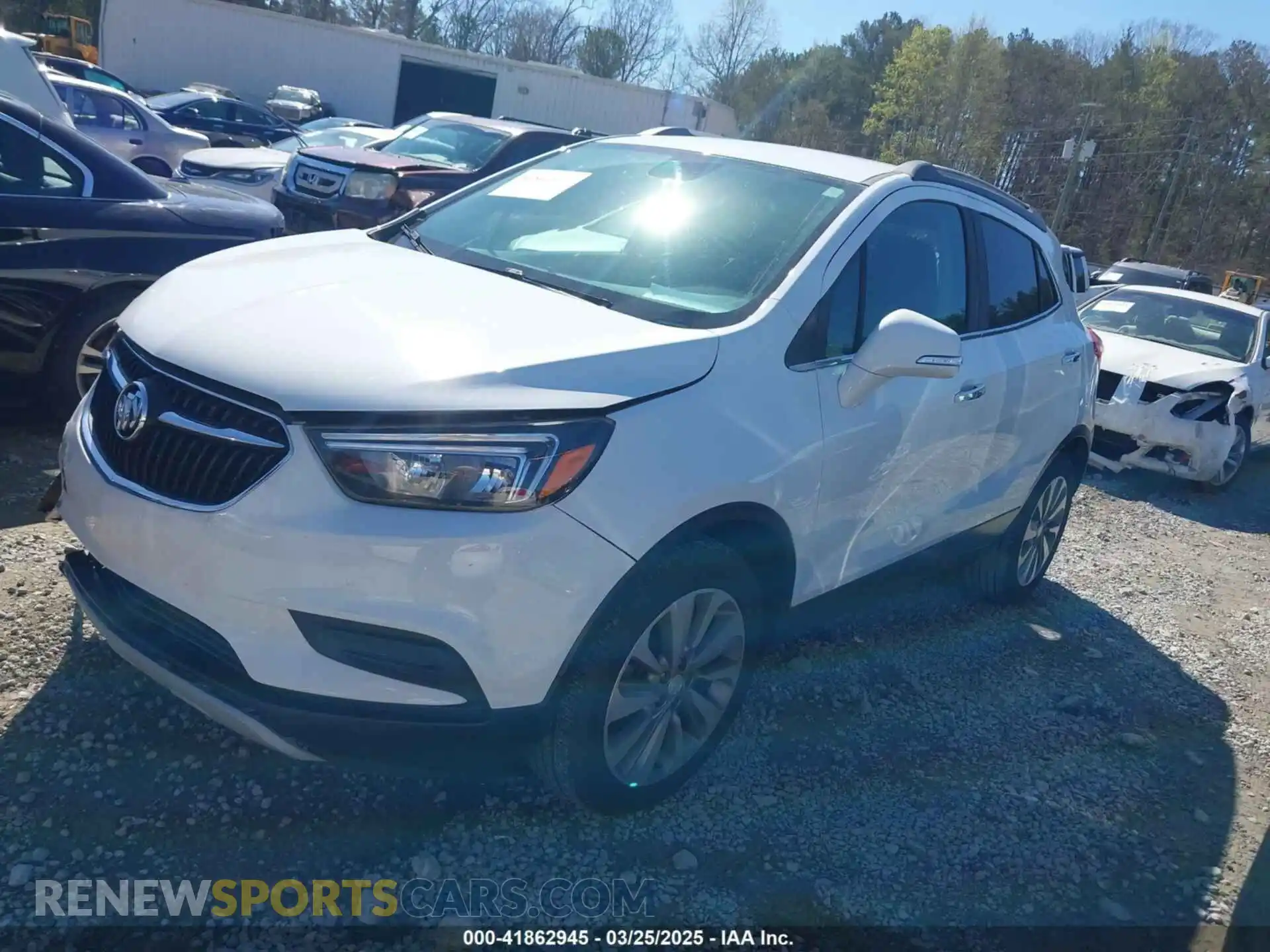 2 Photograph of a damaged car KL4CJASB8KB879134 BUICK ENCORE 2019