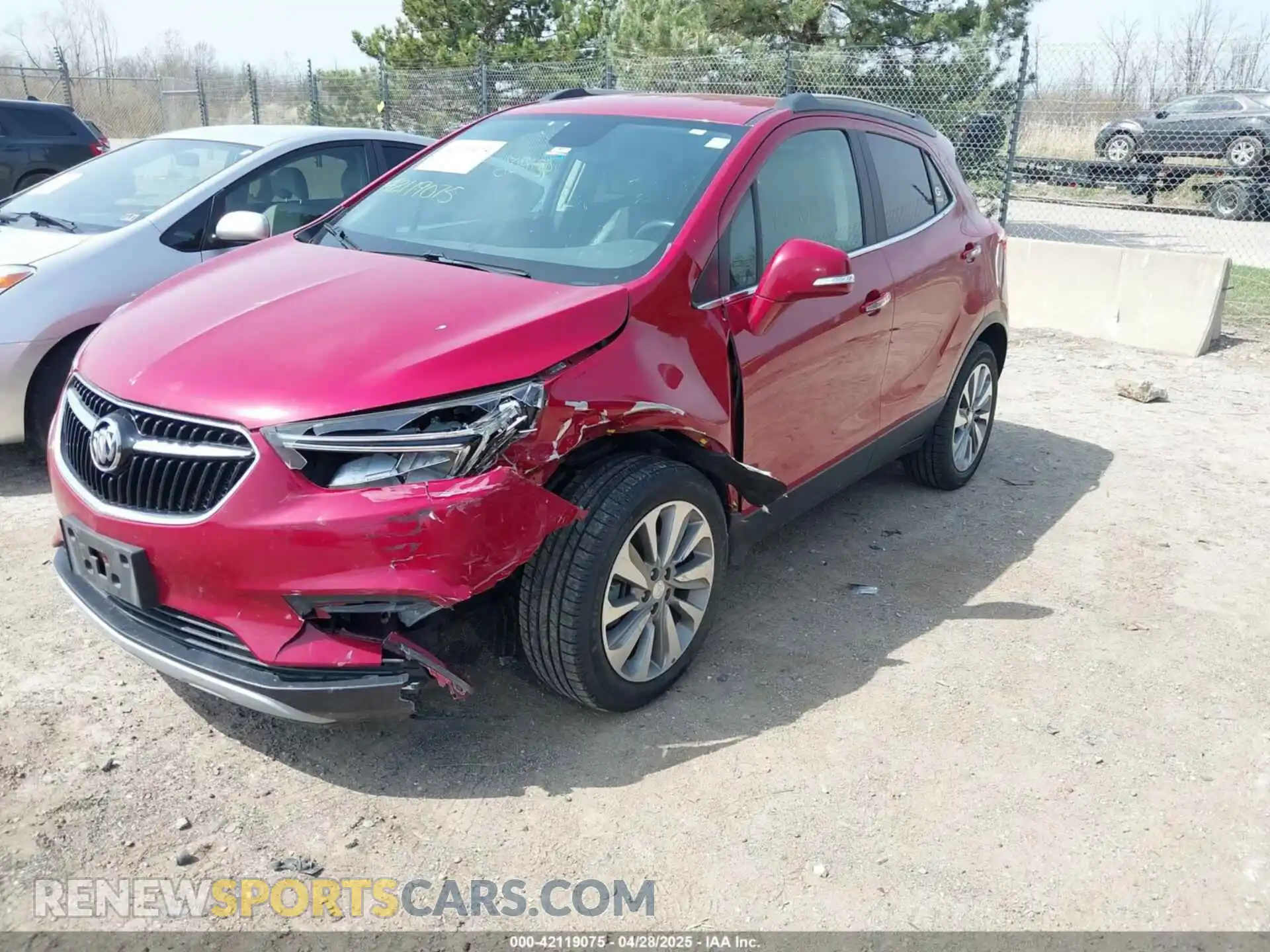 2 fotografías del automóvil dañado KL4CJASB8KB891431 BUICK ENCORE 2019