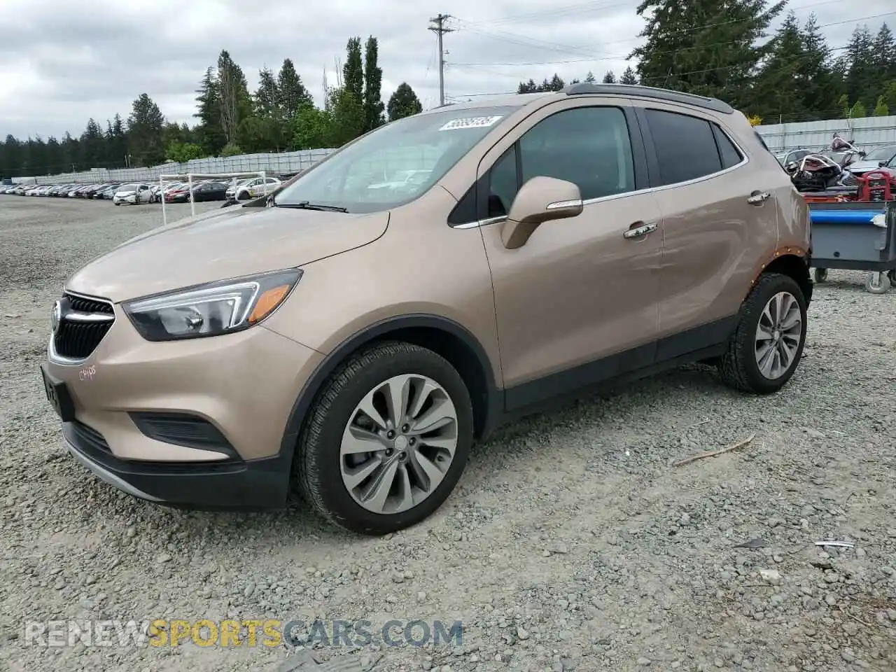 1 Photograph of a damaged car KL4CJASB9KB868725 BUICK ENCORE 2019