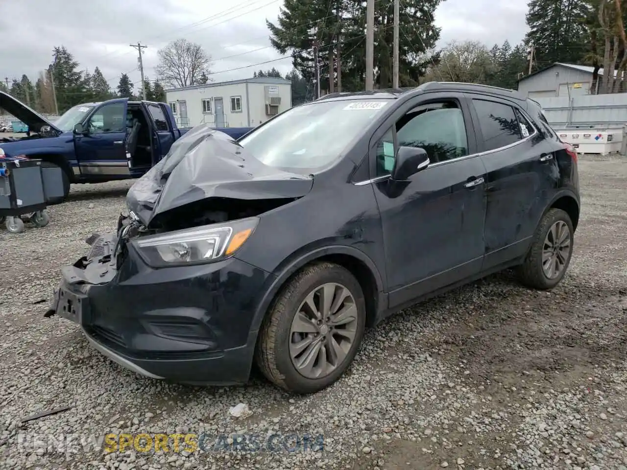 1 fotografías del automóvil dañado KL4CJASBXKB956408 BUICK ENCORE 2019