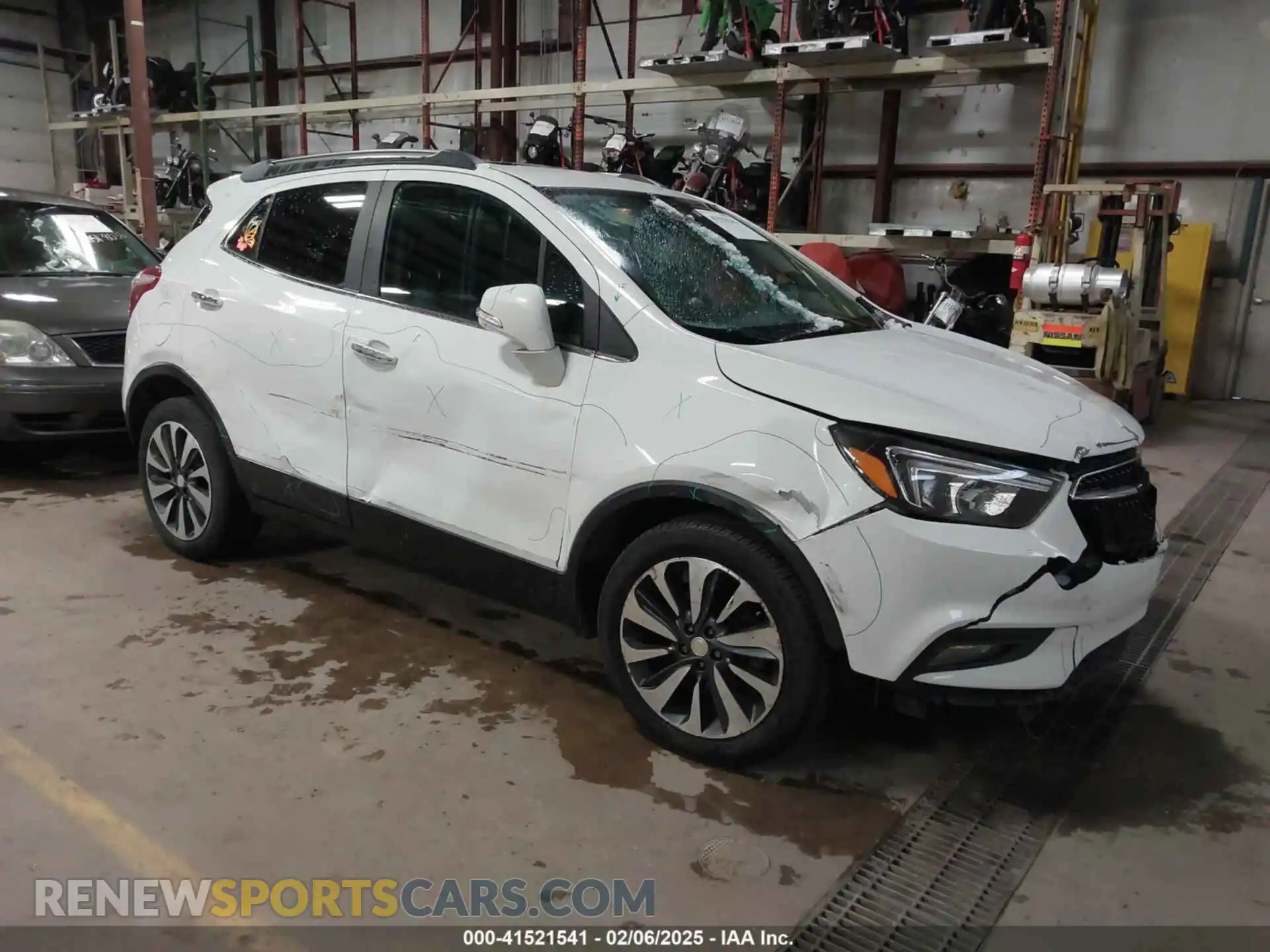 1 Photograph of a damaged car KL4CJCSM0KB888312 BUICK ENCORE 2019