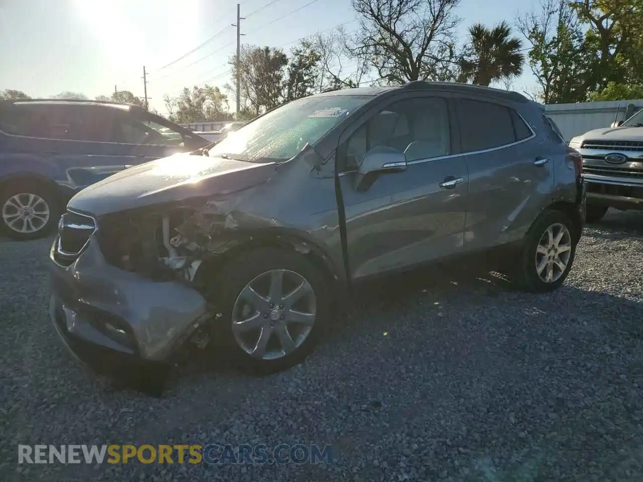 1 Фотография поврежденного автомобиля KL4CJCSM2KB749749 BUICK ENCORE 2019