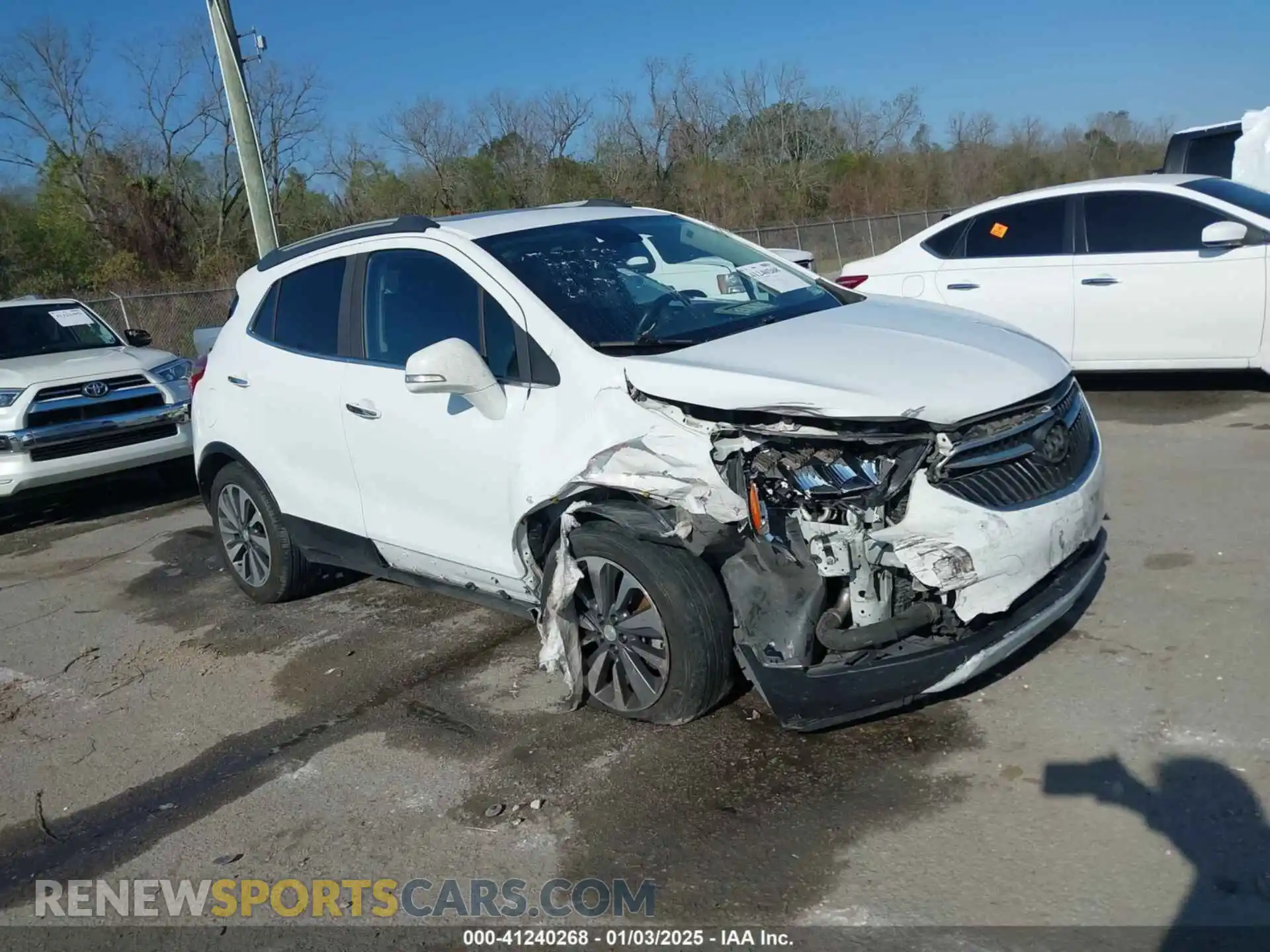 1 Photograph of a damaged car KL4CJCSM2KB776403 BUICK ENCORE 2019