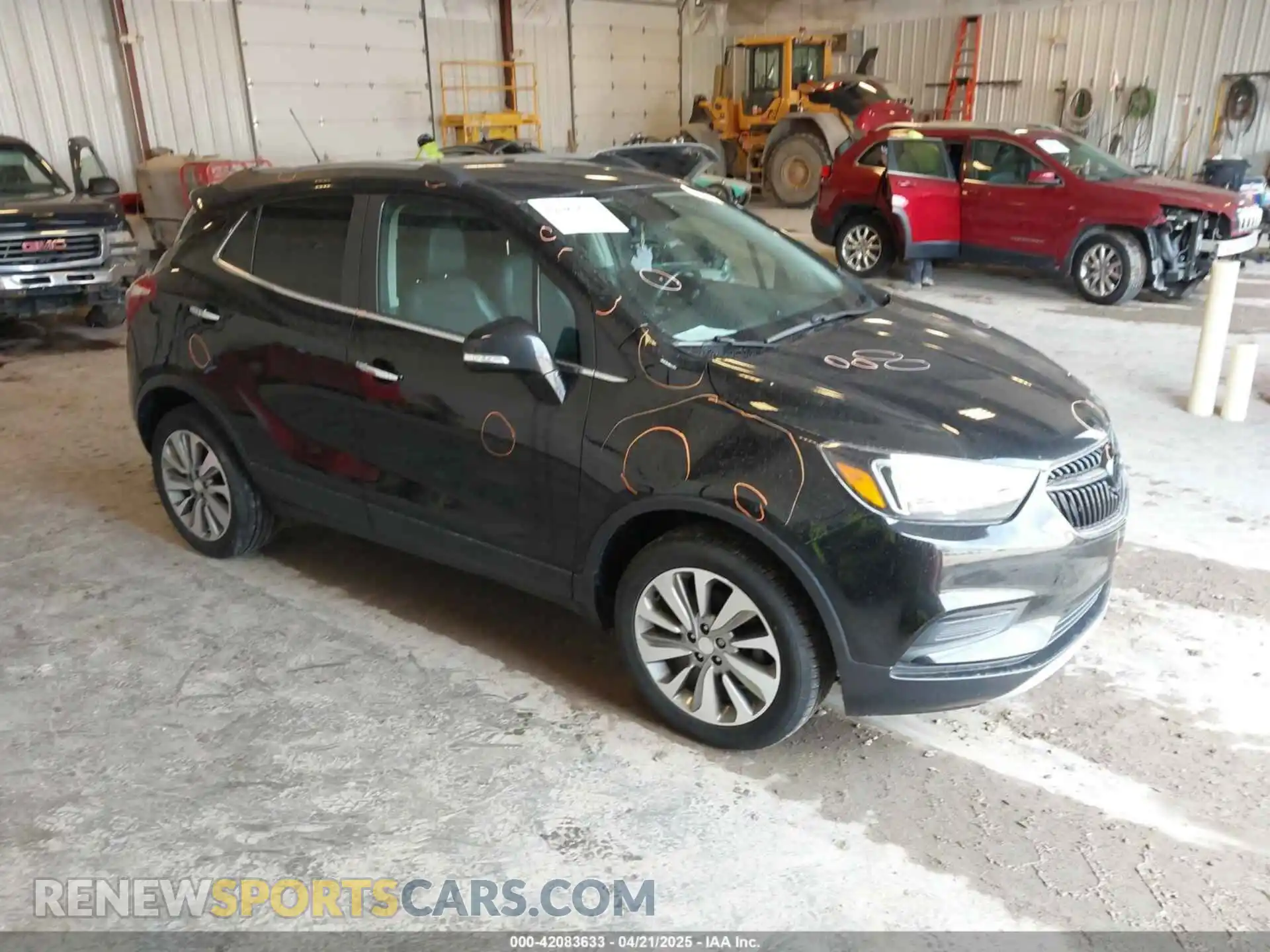 1 Photograph of a damaged car KL4CJESB1KB704280 BUICK ENCORE 2019