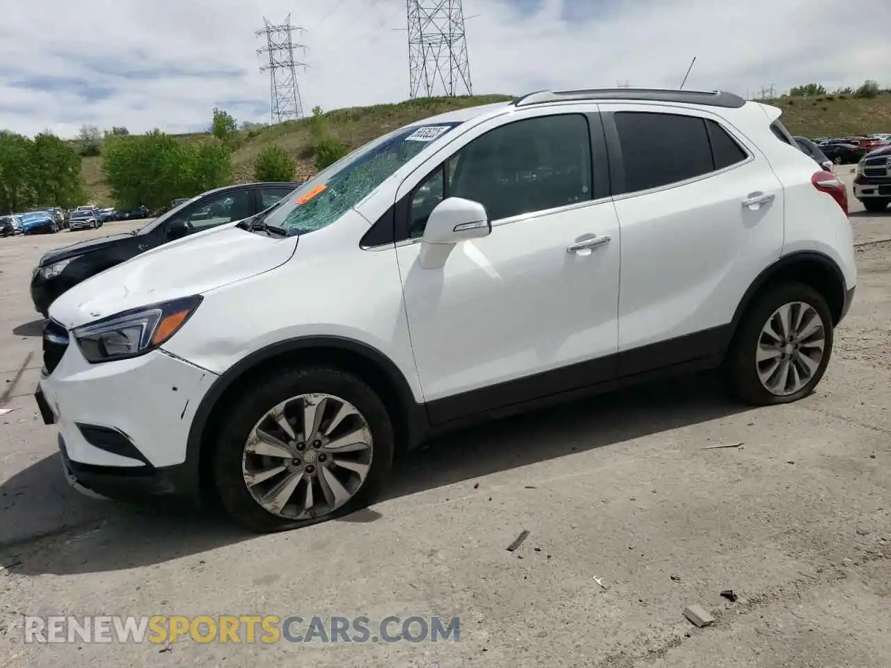 1 Photograph of a damaged car KL4CJESB2KB795883 BUICK ENCORE 2019