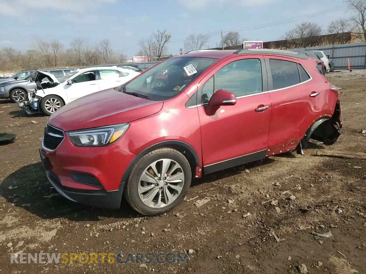 1 Photograph of a damaged car KL4CJESB3KB873958 BUICK ENCORE 2019