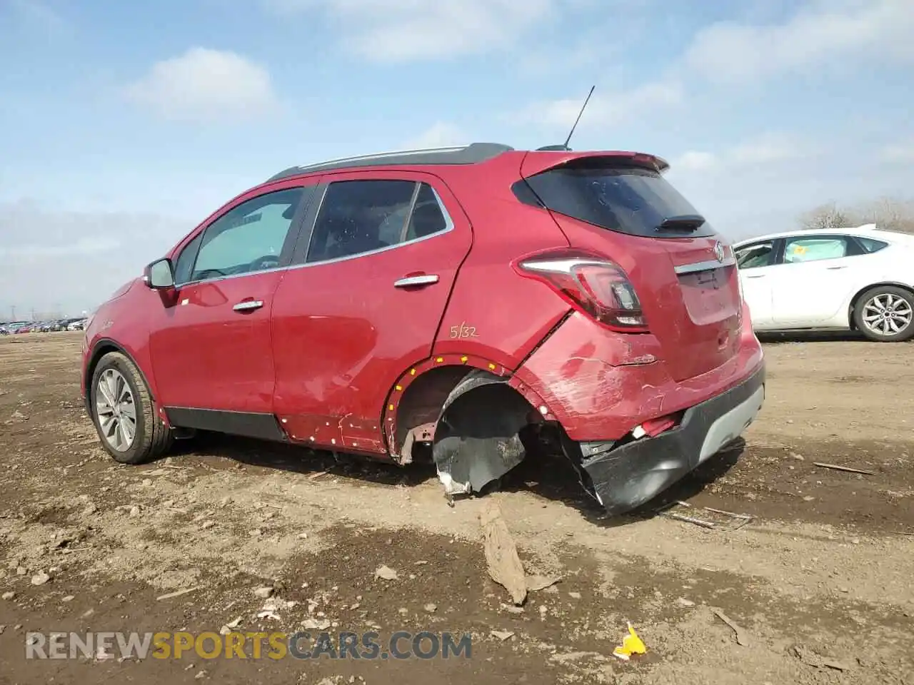 2 Photograph of a damaged car KL4CJESB3KB873958 BUICK ENCORE 2019