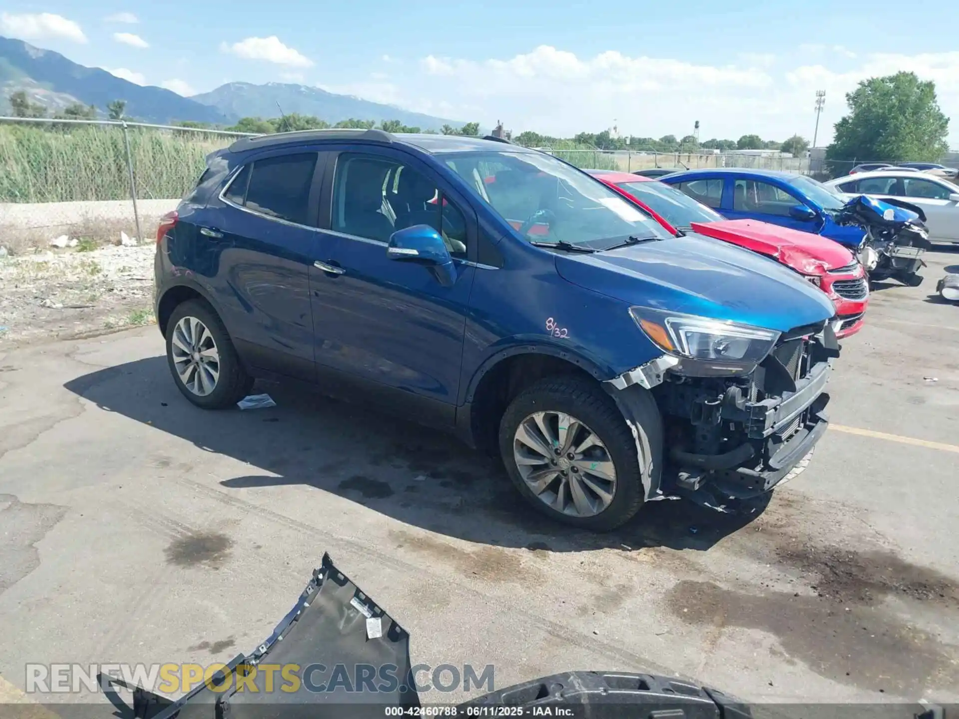 1 Photograph of a damaged car KL4CJESB6KB833874 BUICK ENCORE 2019
