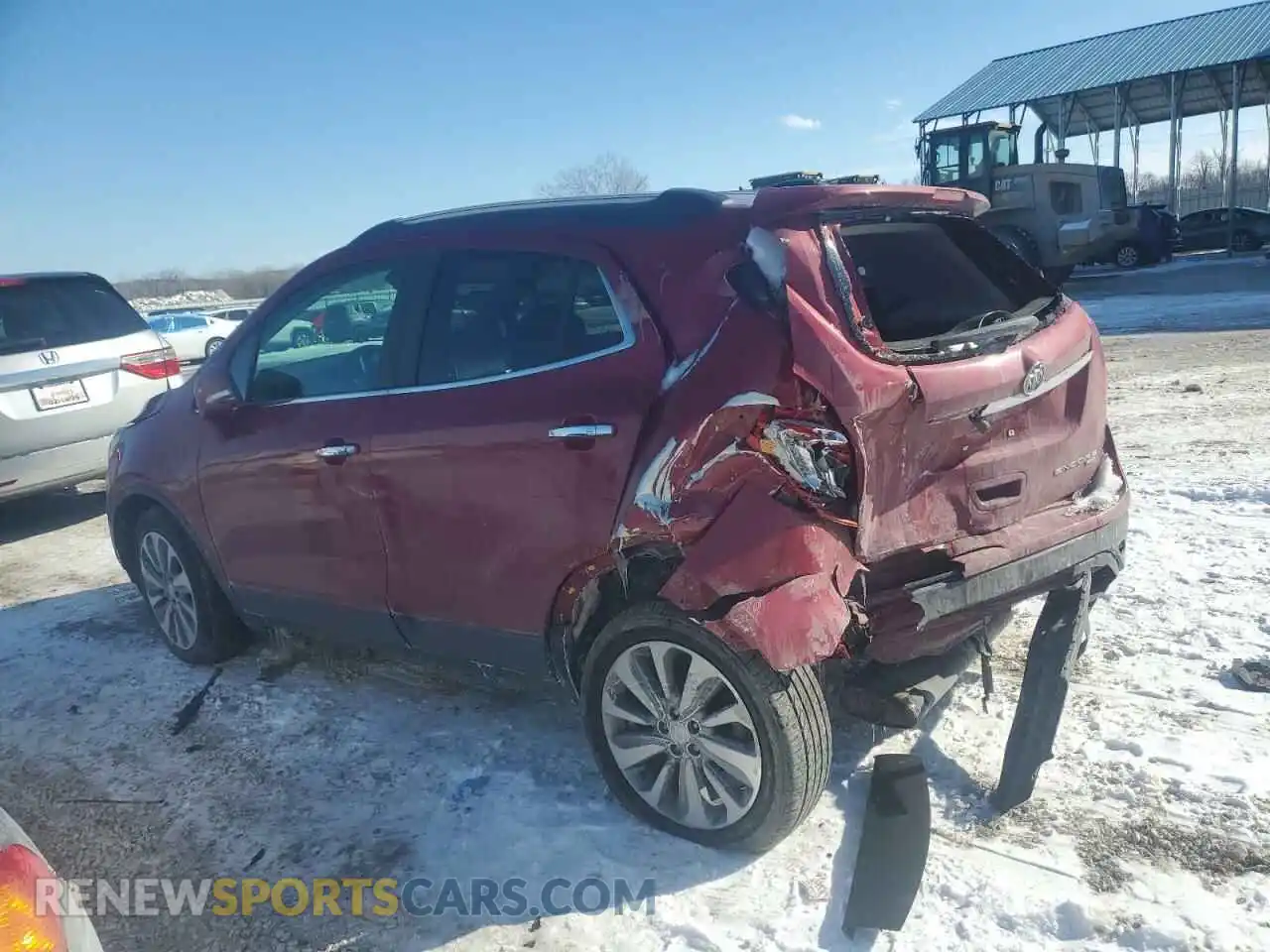 2 Photograph of a damaged car KL4CJESB7KB891220 BUICK ENCORE 2019
