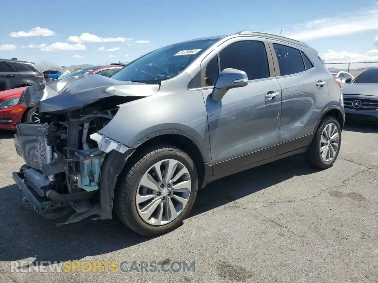 1 fotografías del automóvil dañado KL4CJESB9KB834047 BUICK ENCORE 2019