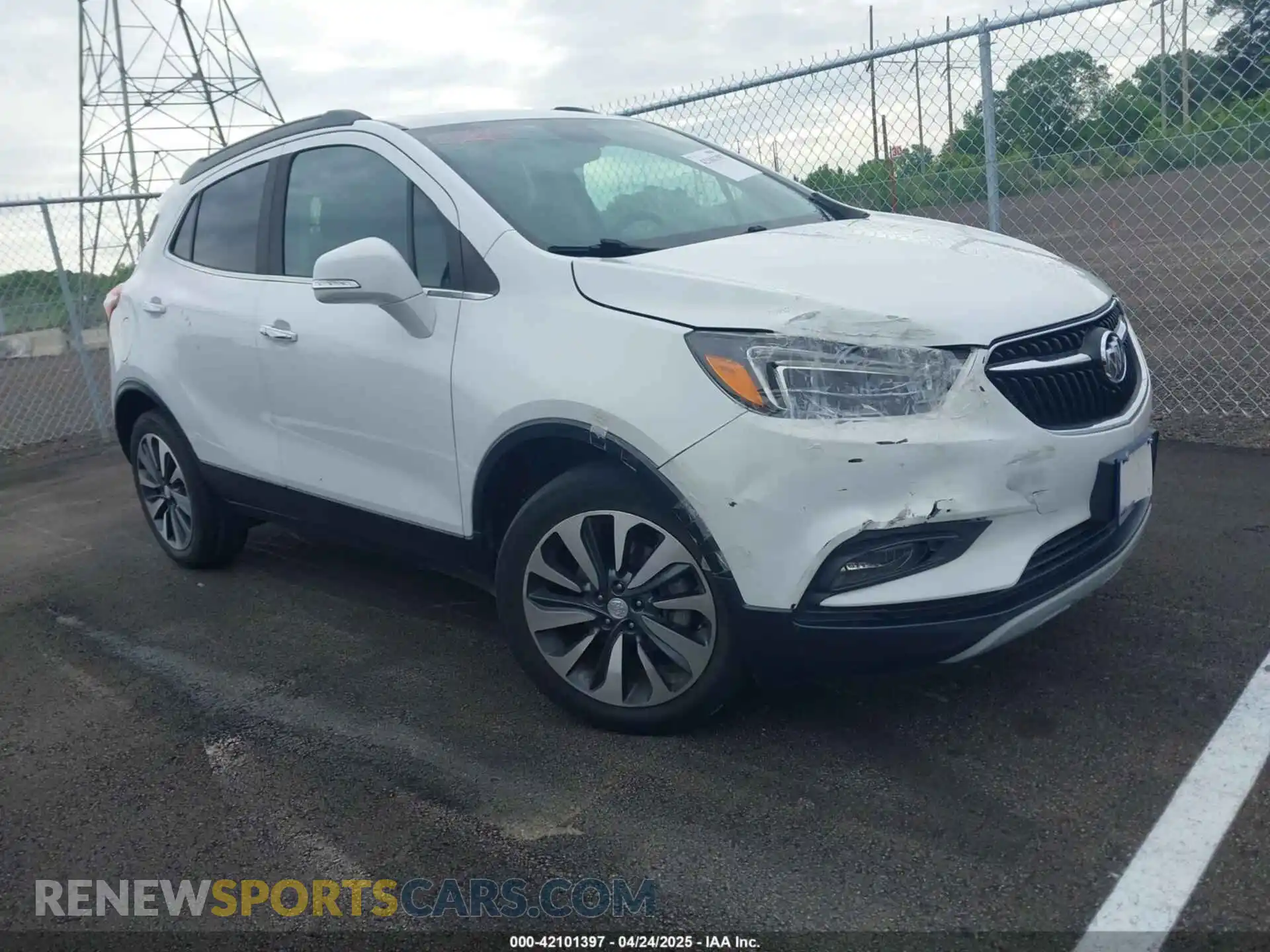 1 Photograph of a damaged car KL4CJGSM2KB876329 BUICK ENCORE 2019