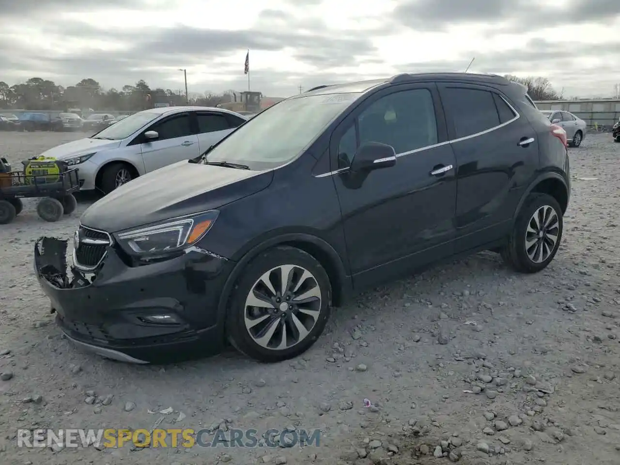 1 Photograph of a damaged car KL4CJGSM7KB701901 BUICK ENCORE 2019
