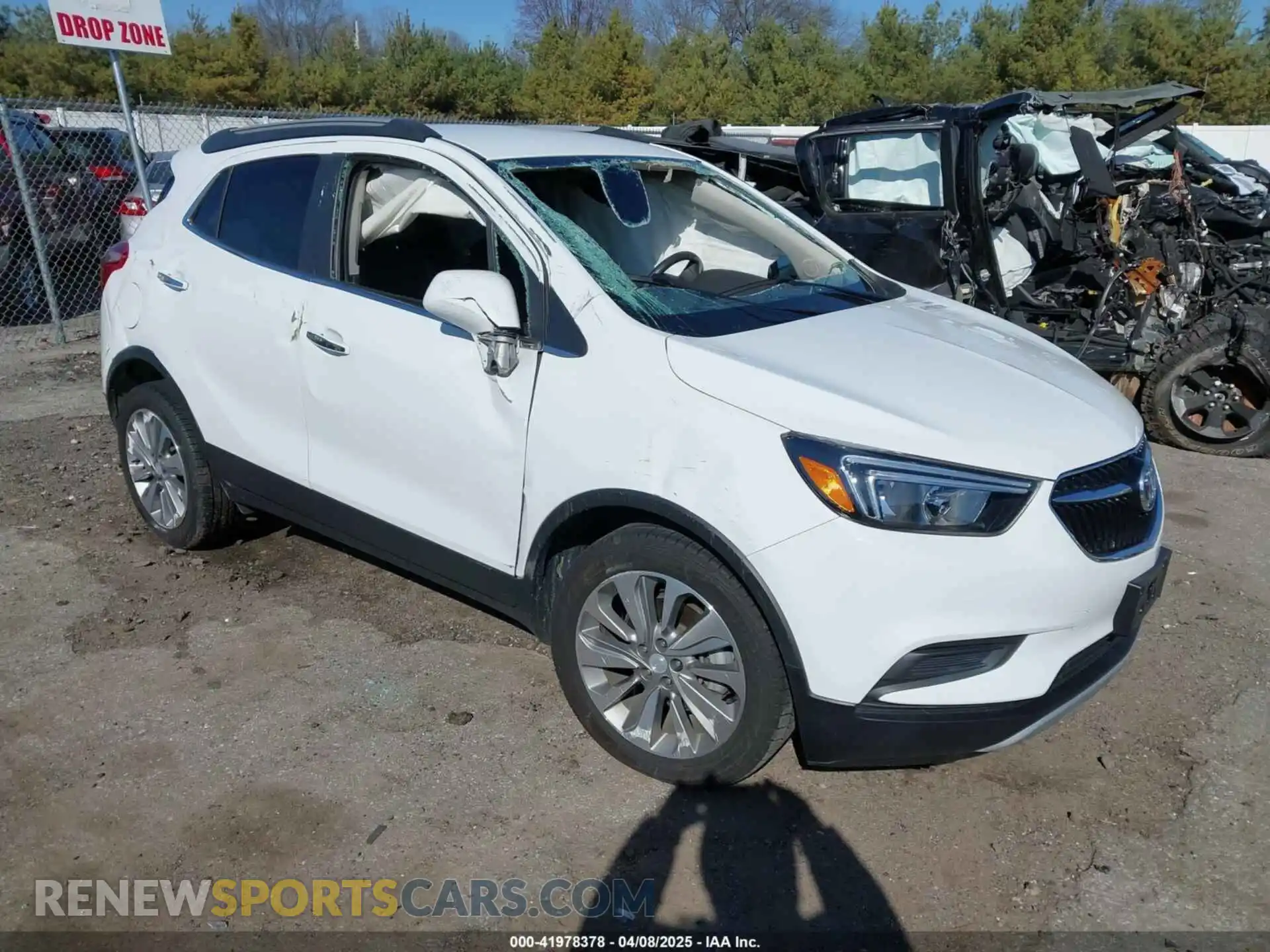 1 Photograph of a damaged car KL4CJASB2LB032689 BUICK ENCORE 2020