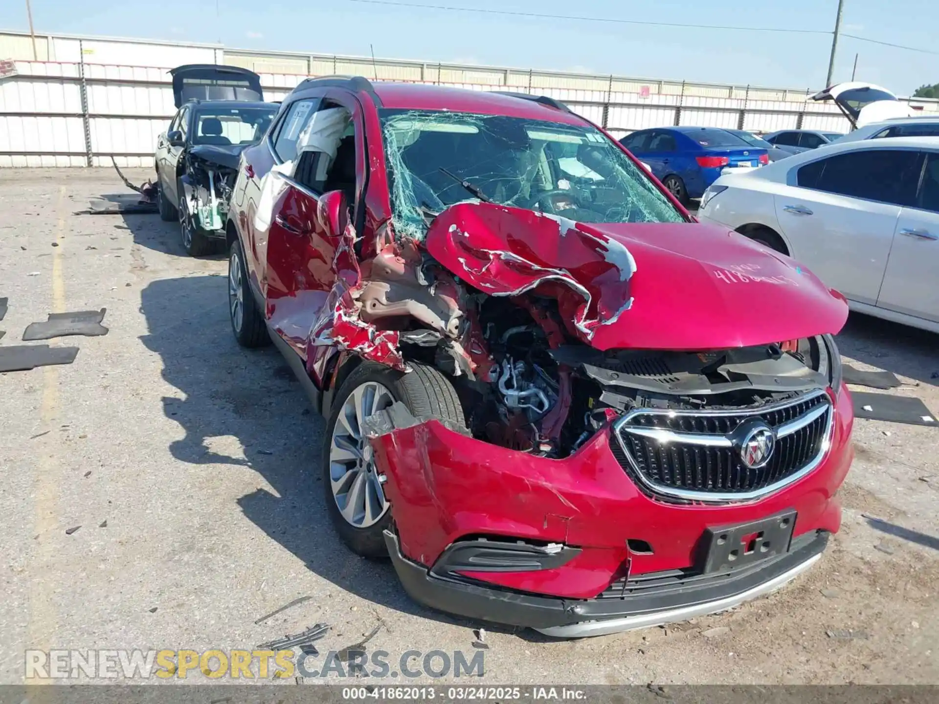 1 Photograph of a damaged car KL4CJASB2LB067068 BUICK ENCORE 2020