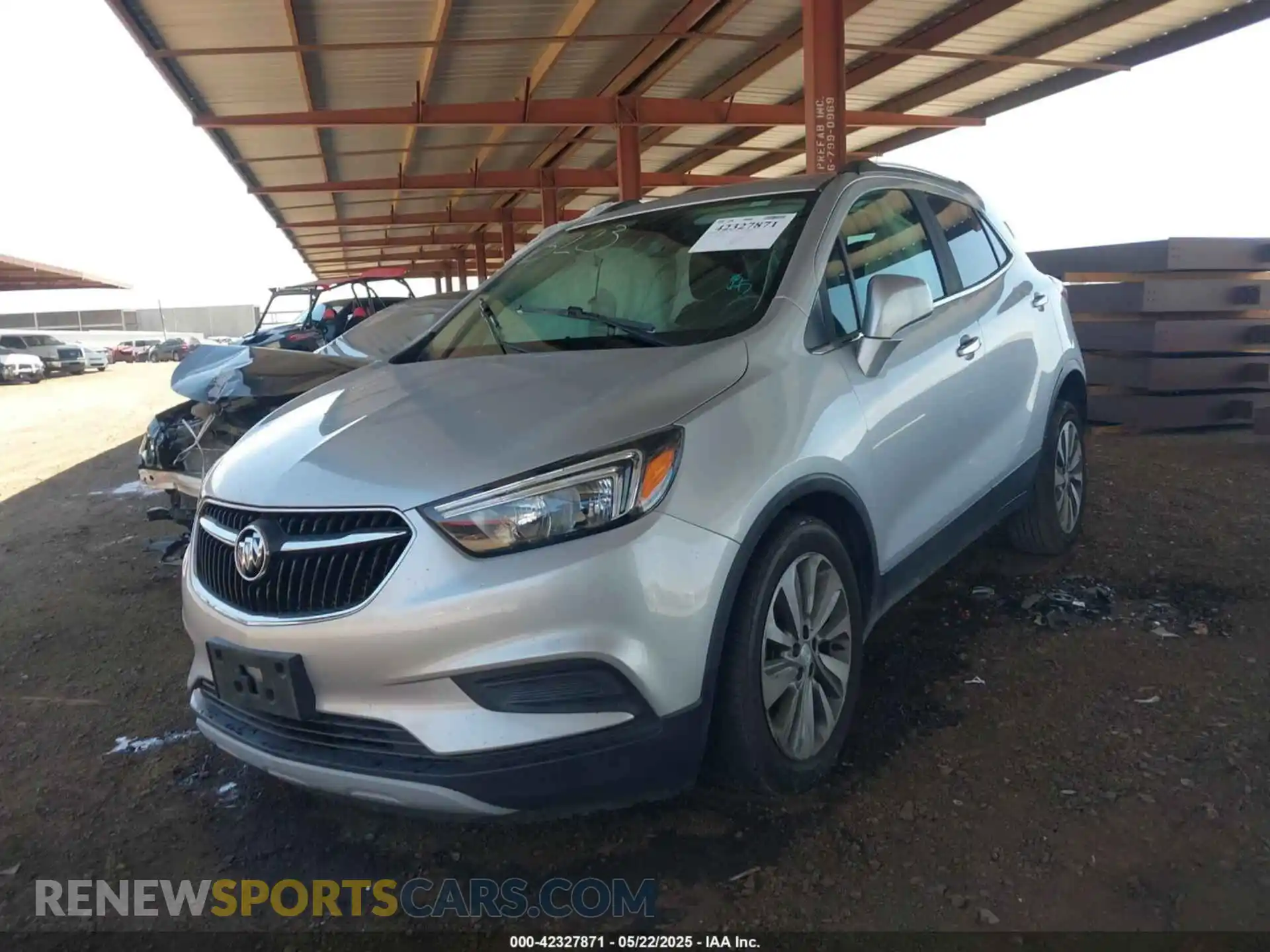 2 Фотография поврежденного автомобиля KL4CJASB2LB320938 BUICK ENCORE 2020