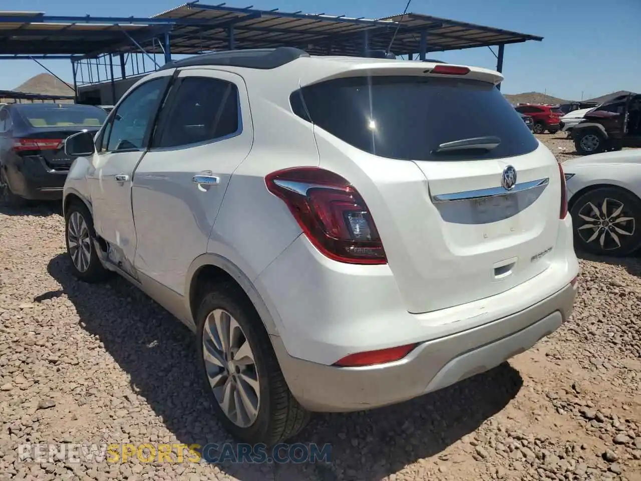2 Photograph of a damaged car KL4CJASB4LB015442 BUICK ENCORE 2020