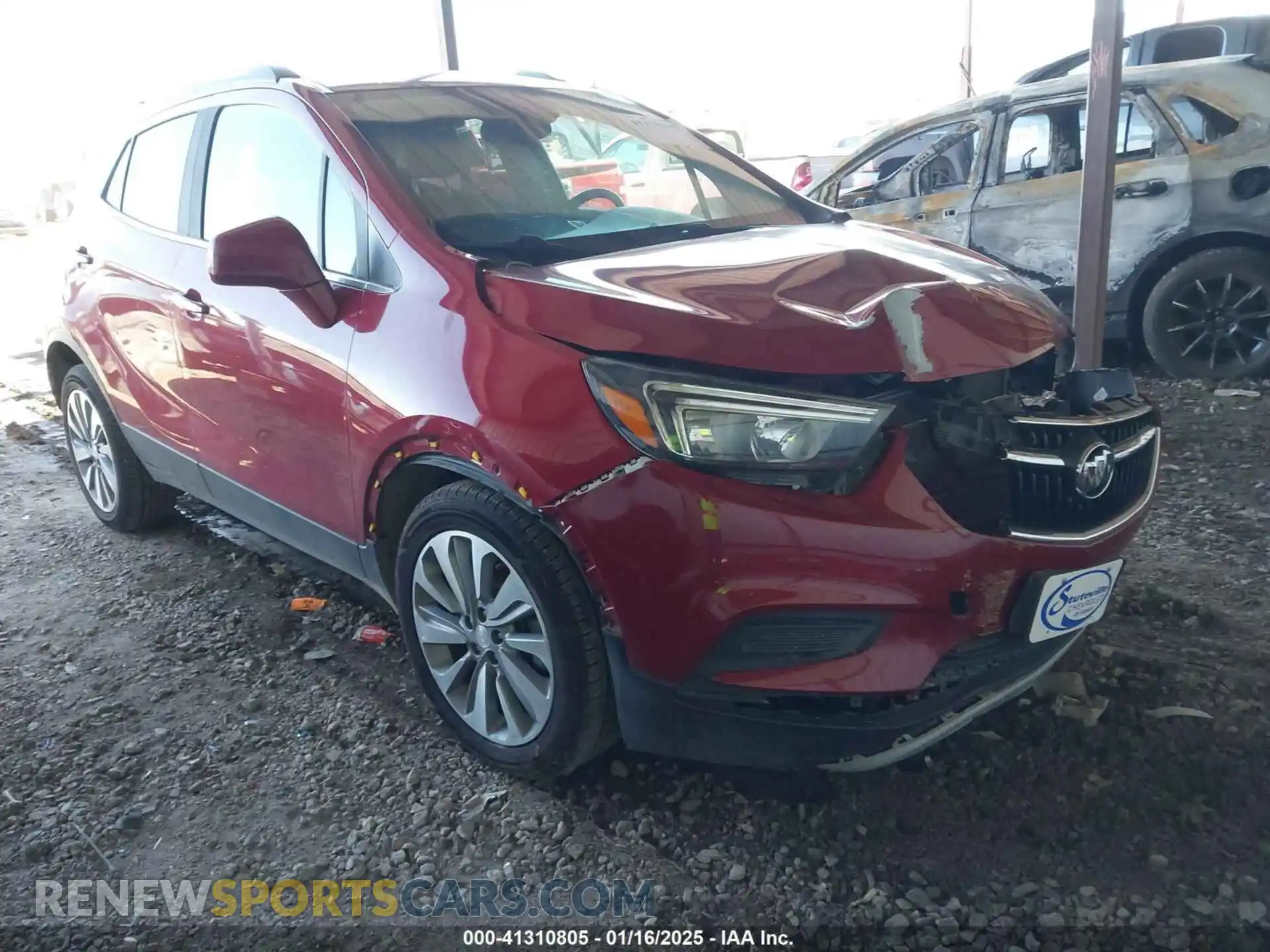 1 Photograph of a damaged car KL4CJASB4LB062549 BUICK ENCORE 2020