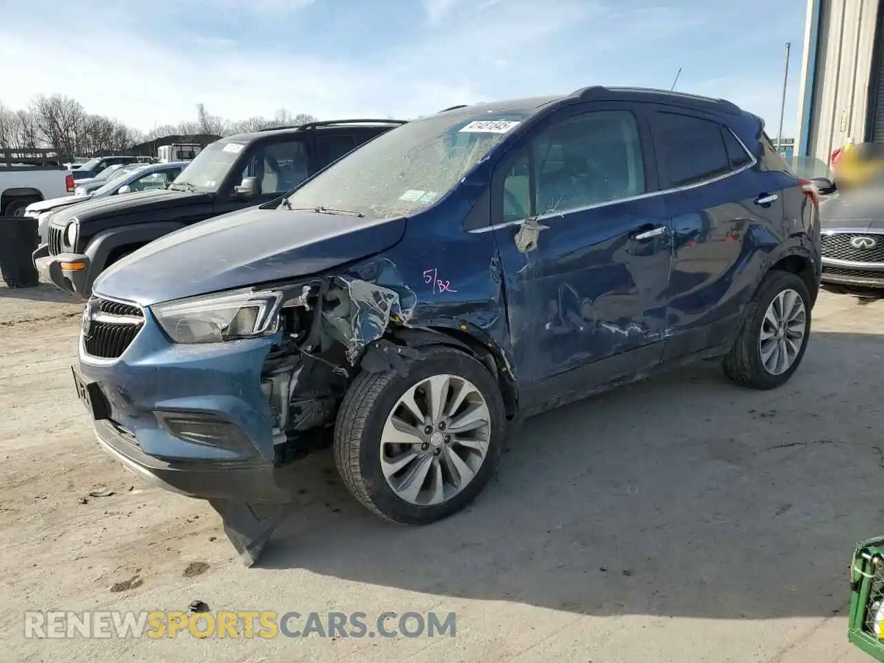 1 Photograph of a damaged car KL4CJESB0LB054276 BUICK ENCORE 2020