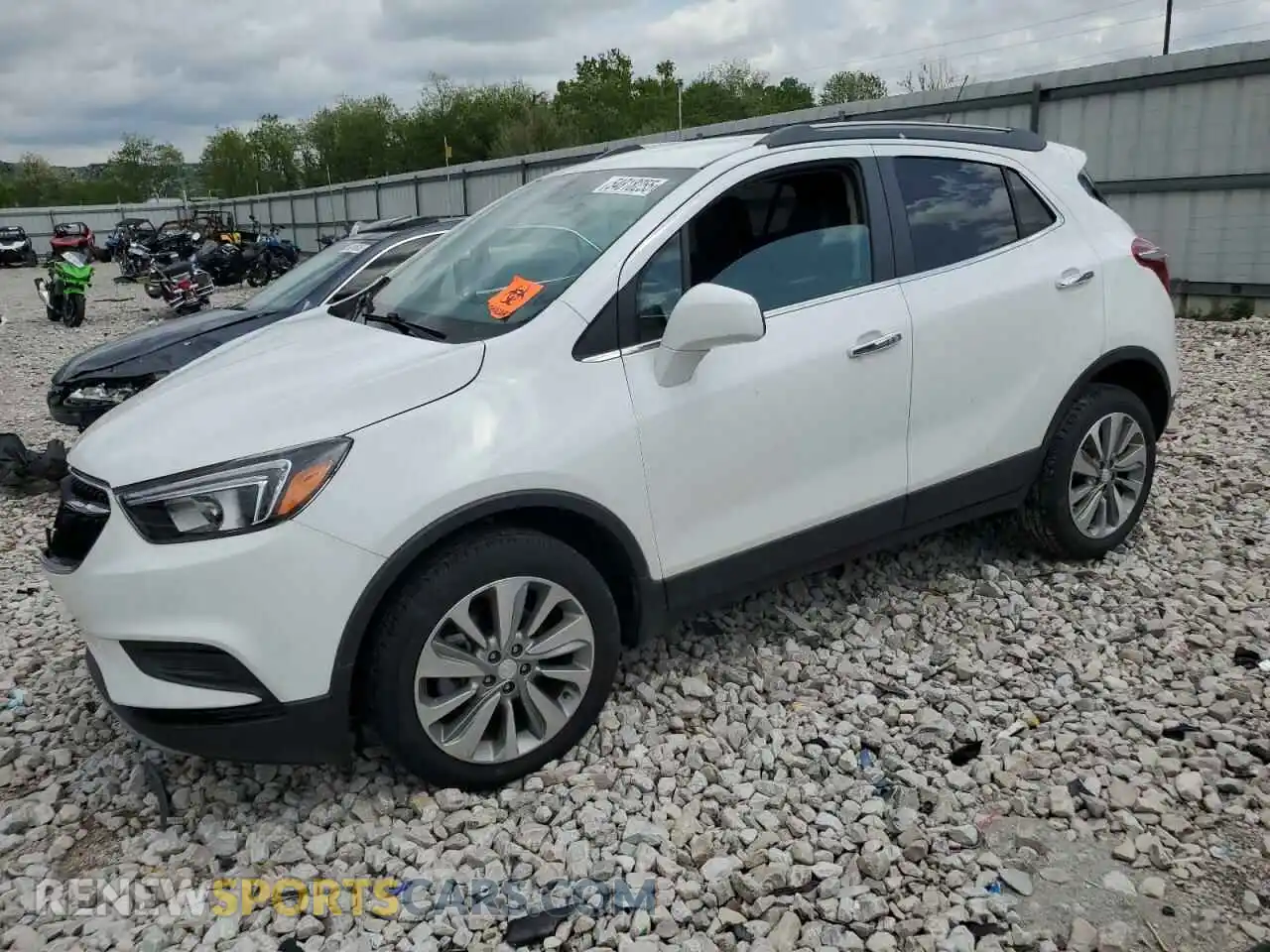 1 Photograph of a damaged car KL4CJESB2LB058412 BUICK ENCORE 2020