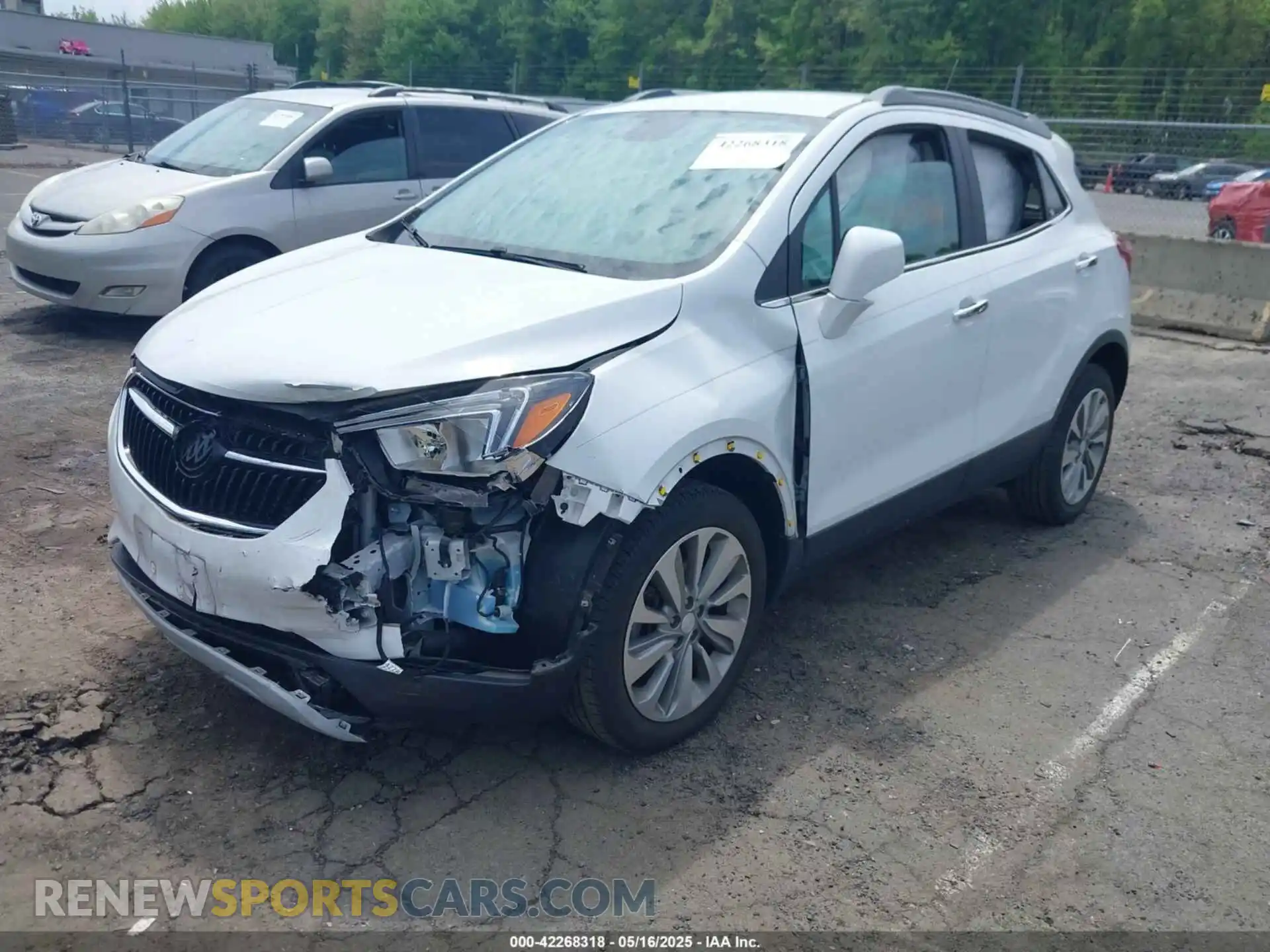 2 Photograph of a damaged car KL4CJESBXLB072199 BUICK ENCORE 2020