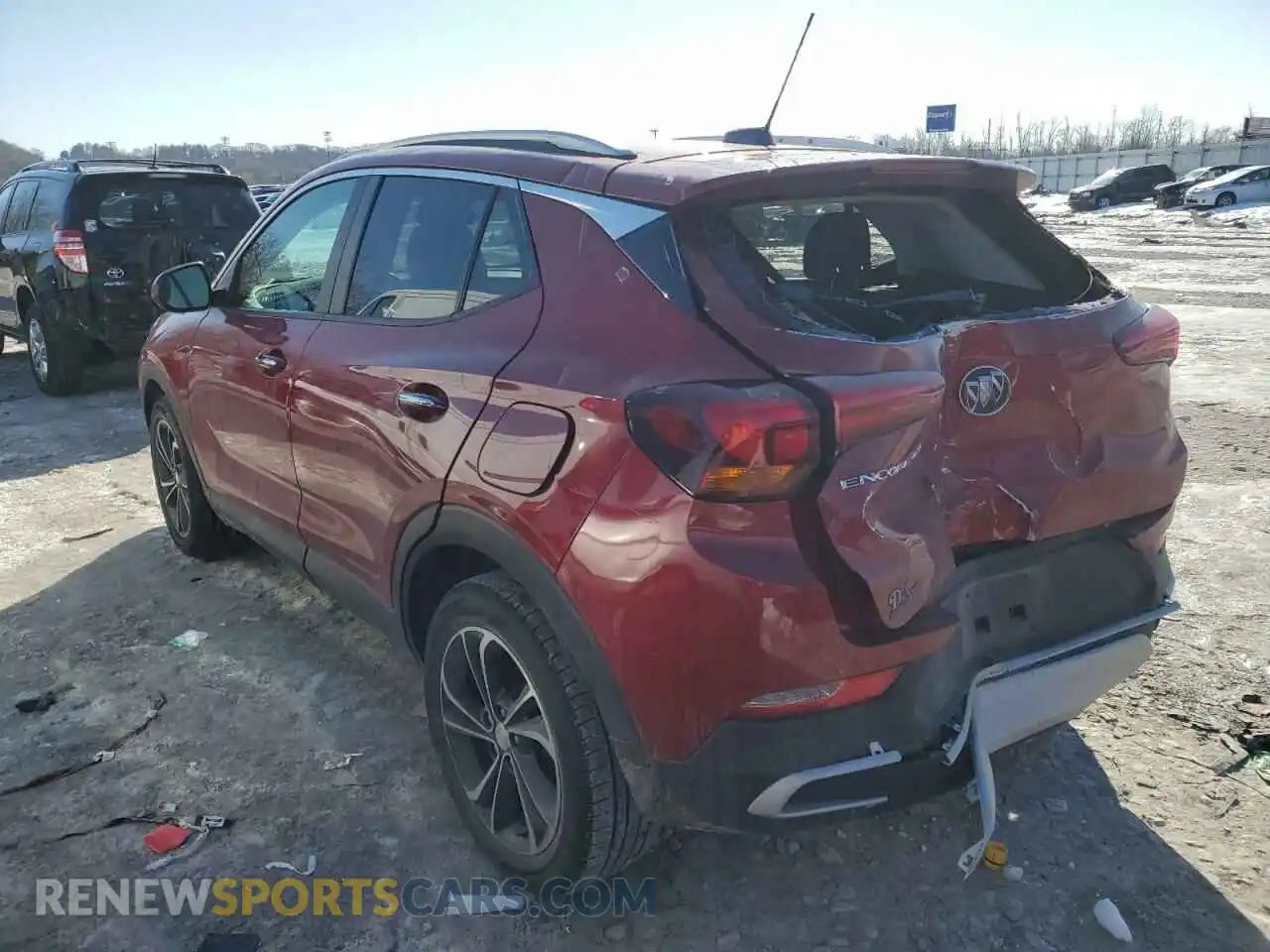 2 Photograph of a damaged car KL4MMDS22LB072557 BUICK ENCORE 2020
