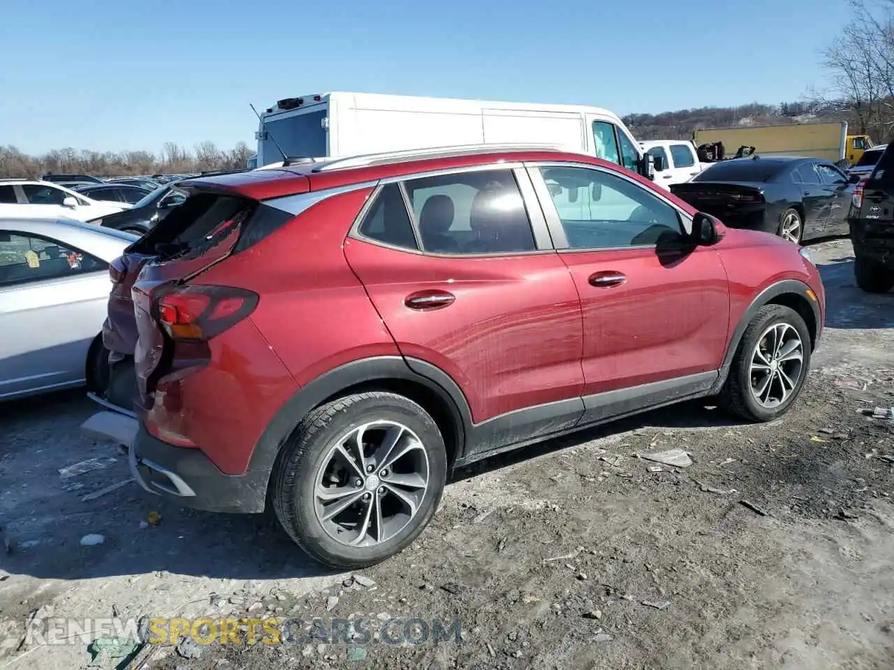 3 Photograph of a damaged car KL4MMDS22LB072557 BUICK ENCORE 2020