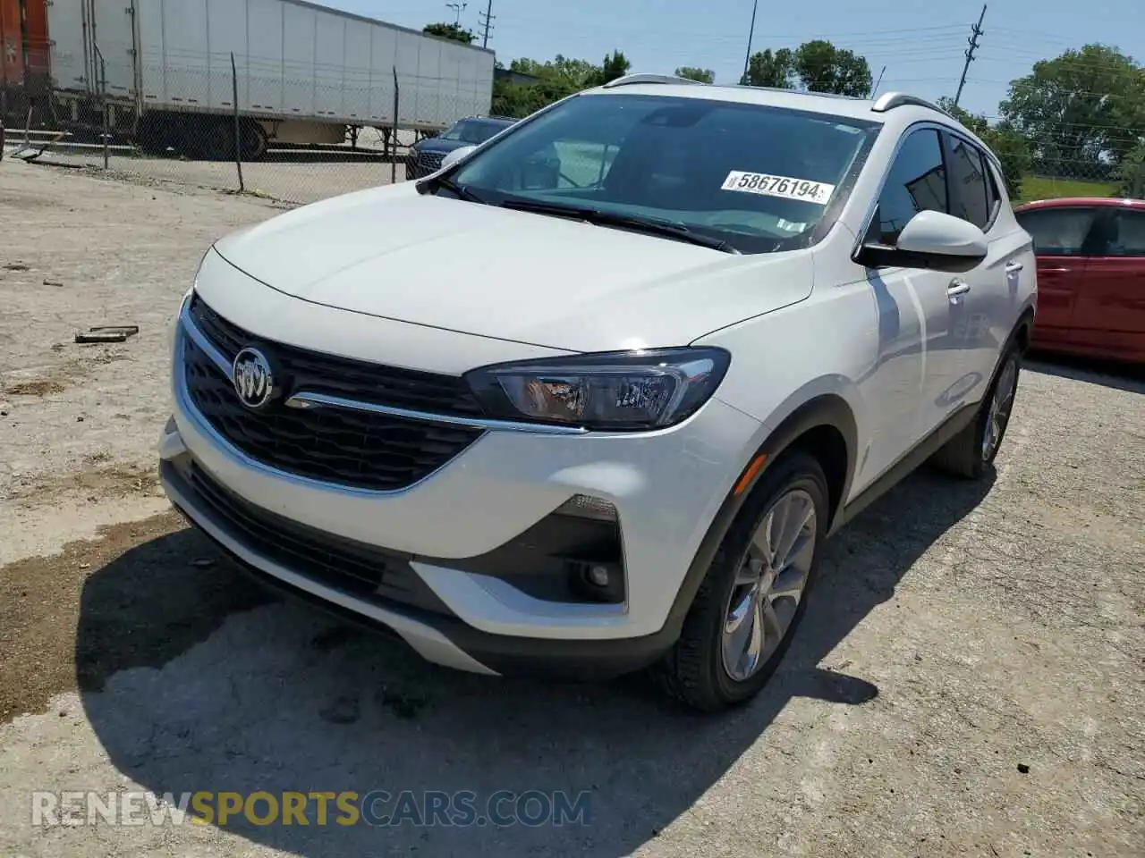 1 Photograph of a damaged car KL4MMDS25LB087781 BUICK ENCORE 2020
