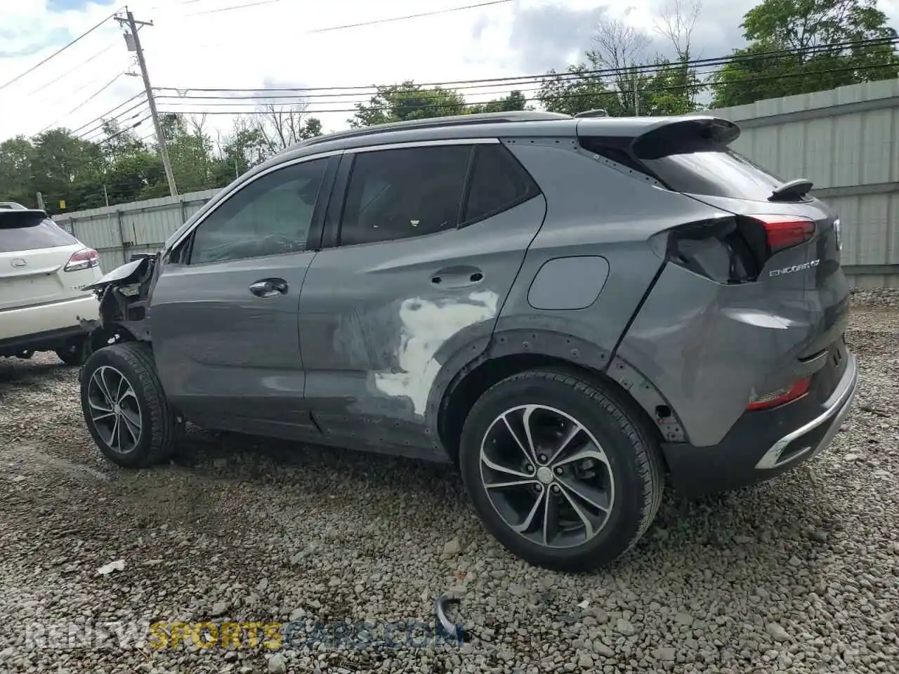 2 fotografías del automóvil dañado KL4MMFSL1LB124314 BUICK ENCORE 2020