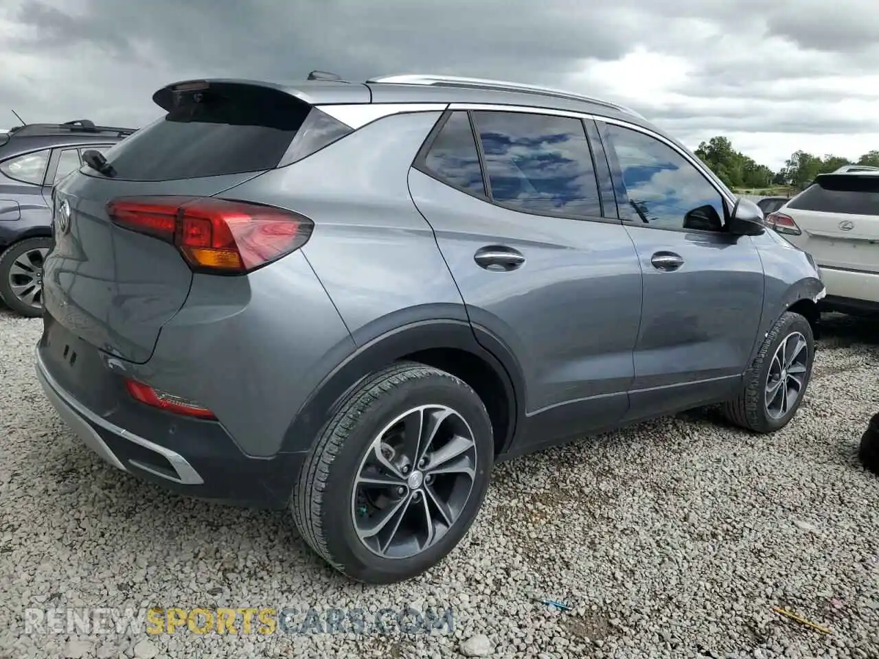 3 fotografías del automóvil dañado KL4MMFSL1LB124314 BUICK ENCORE 2020