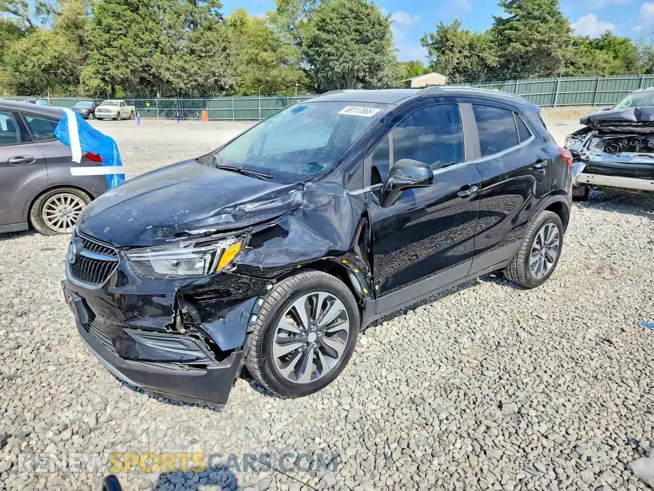 1 Фотография поврежденного автомобиля KL4CJASB1MB338929 BUICK ENCORE 2021