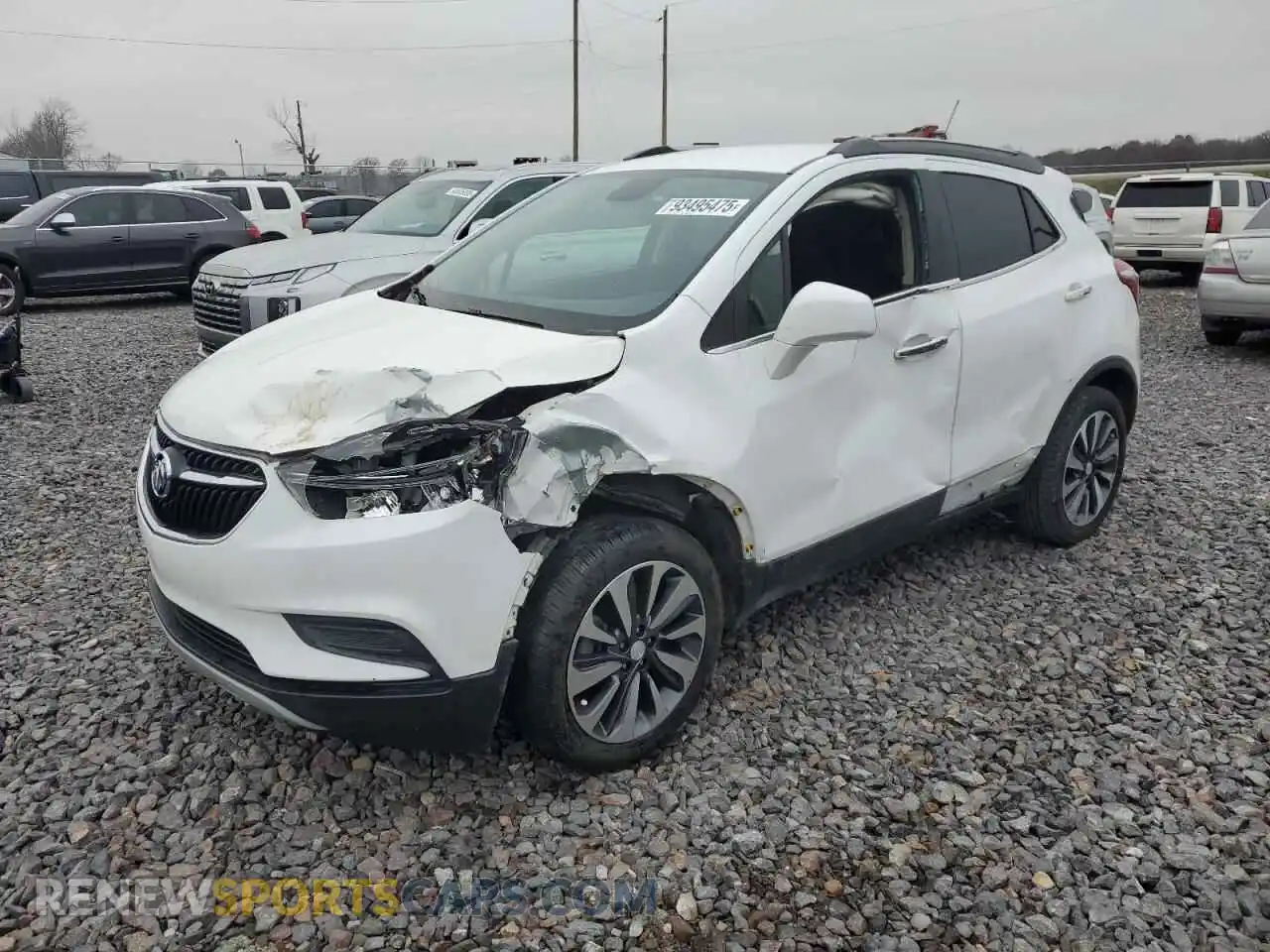 1 Photograph of a damaged car KL4CJASB2MB301274 BUICK ENCORE 2021