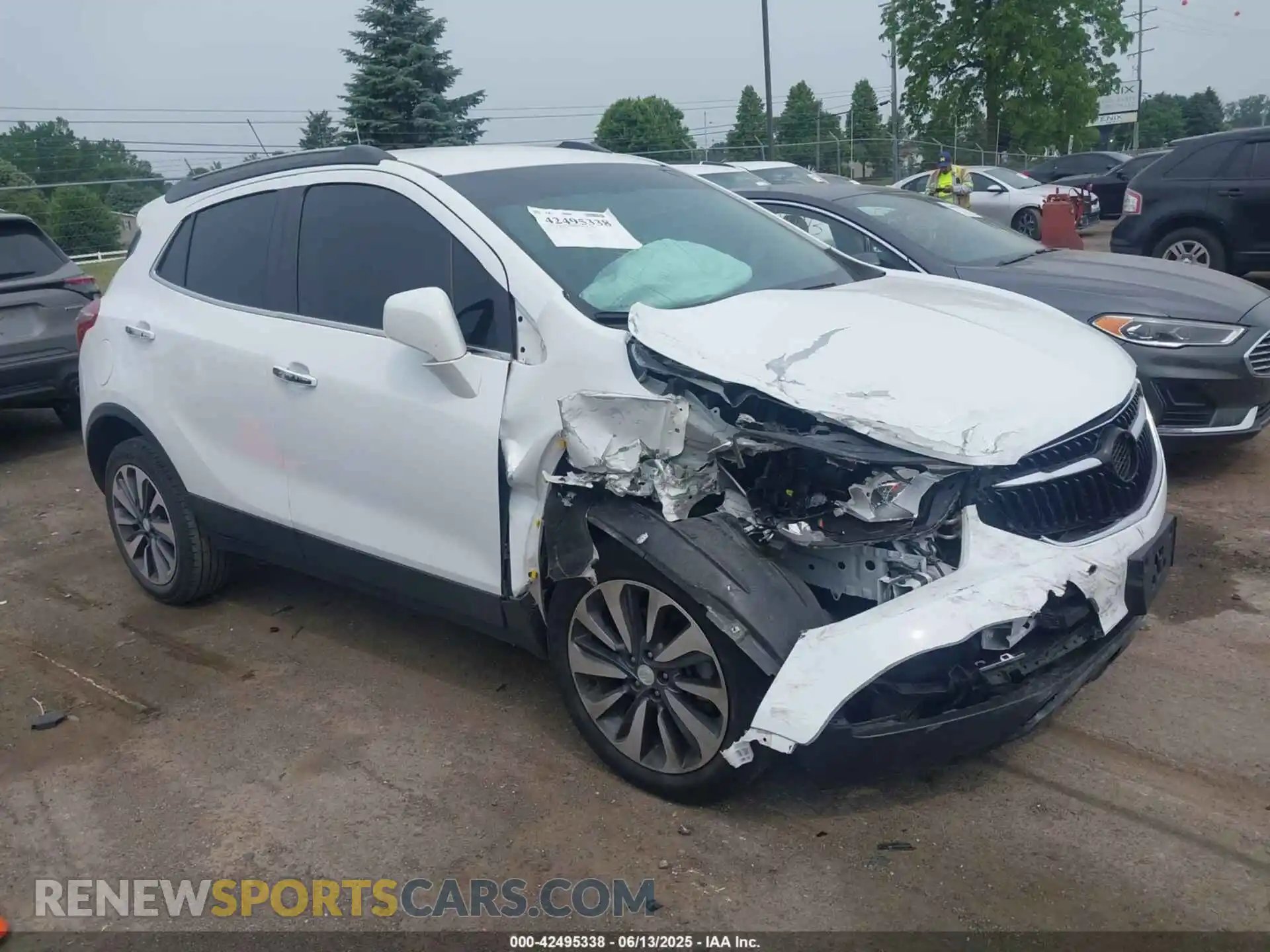 1 Photograph of a damaged car KL4CJASB2MB327079 BUICK ENCORE 2021