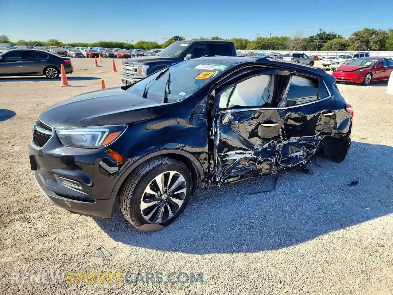 1 Photograph of a damaged car KL4CJASB2MB335201 BUICK ENCORE 2021