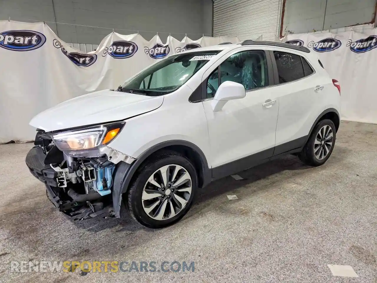 1 Photograph of a damaged car KL4CJASB2MB336719 BUICK ENCORE 2021