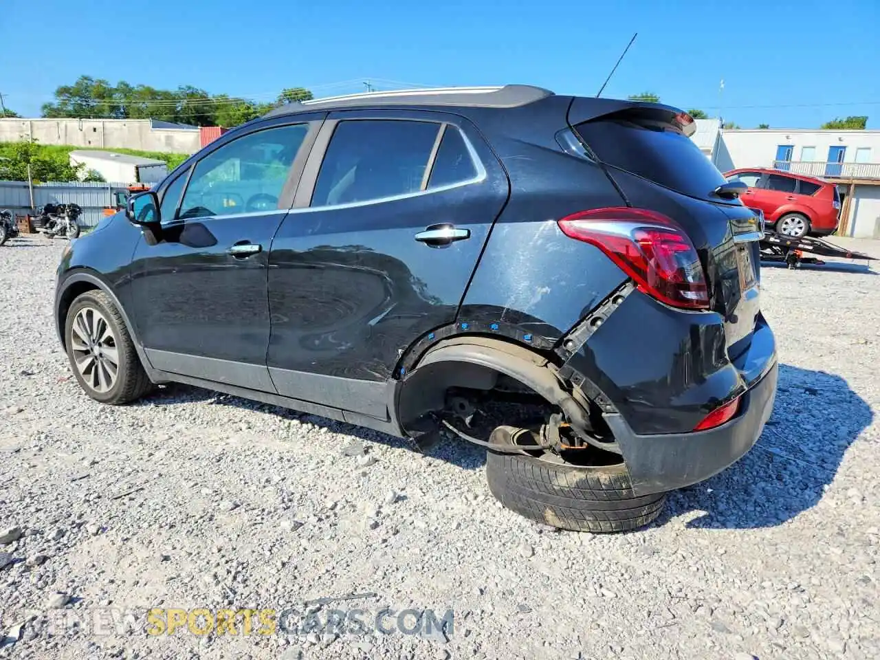 2 fotografías del automóvil dañado KL4CJASB4MB300711 BUICK ENCORE 2021