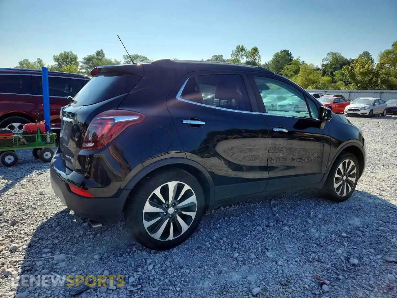 3 fotografías del automóvil dañado KL4CJASB4MB300711 BUICK ENCORE 2021