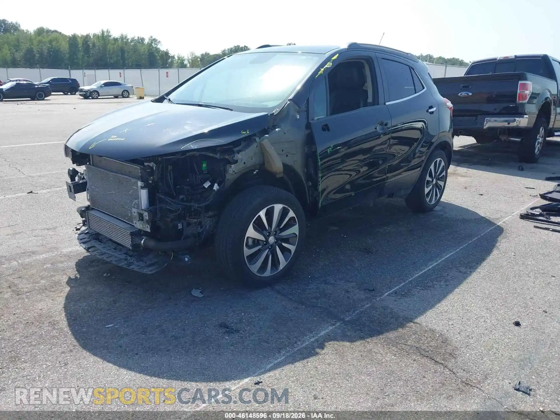 2 Фотография поврежденного автомобиля KL4CJASB7MB322475 BUICK ENCORE 2021