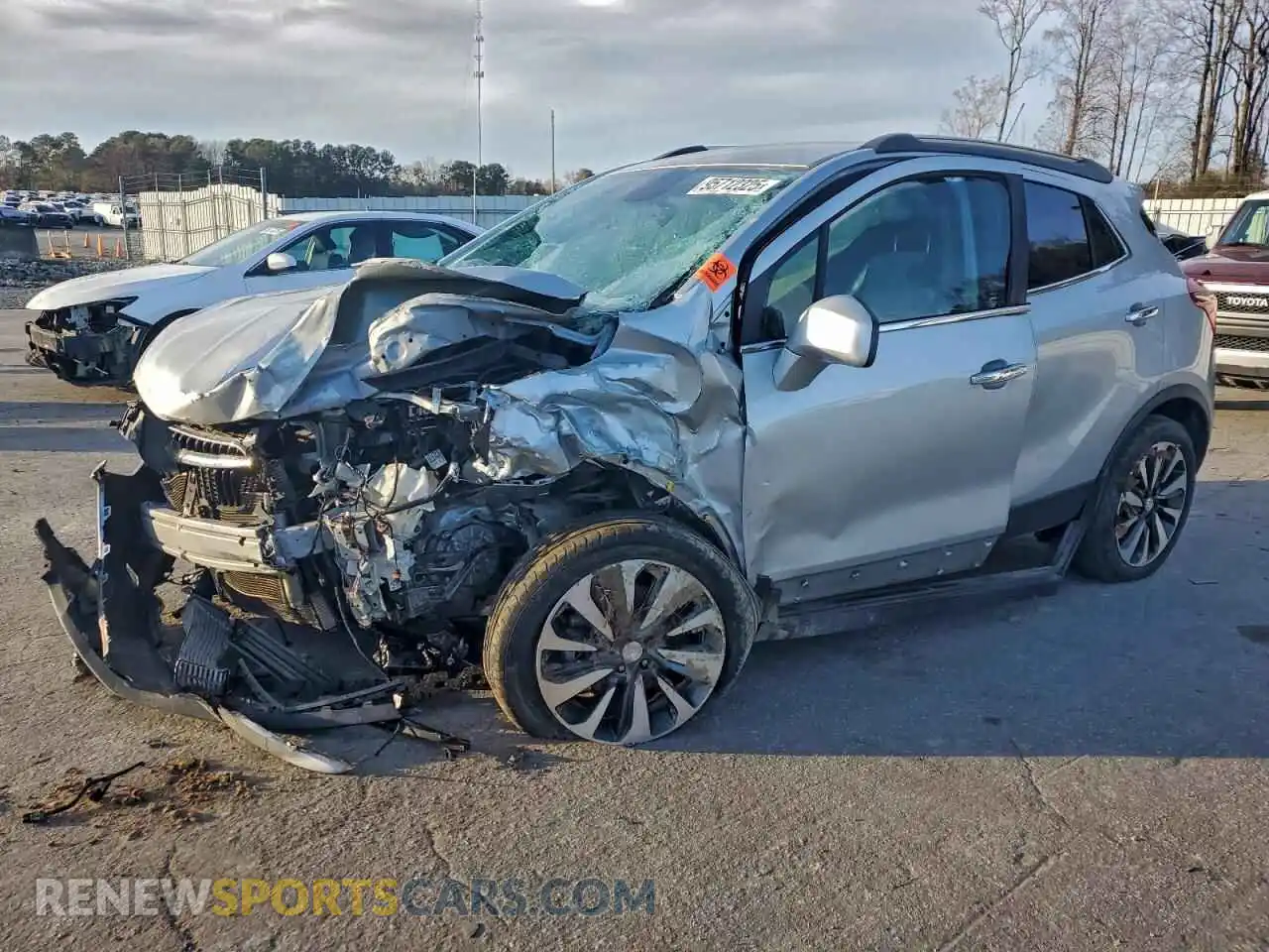 1 Photograph of a damaged car KL4CJASB8MB343514 BUICK ENCORE 2021