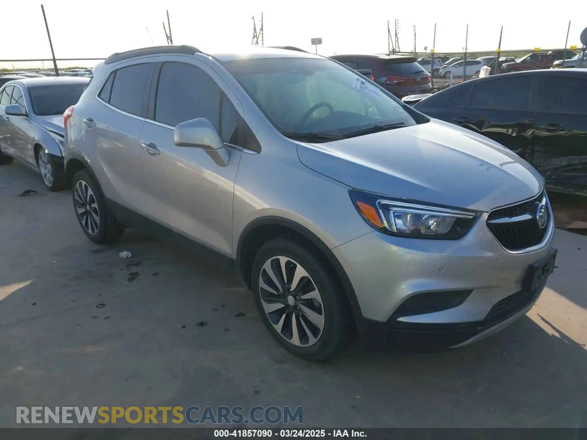 1 Photograph of a damaged car KL4CJASBXMB312202 BUICK ENCORE 2021