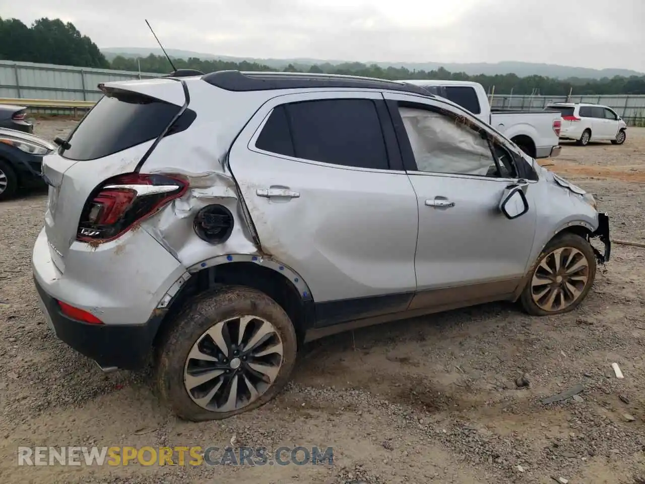 3 Photograph of a damaged car KL4CJASBXMB334748 BUICK ENCORE 2021
