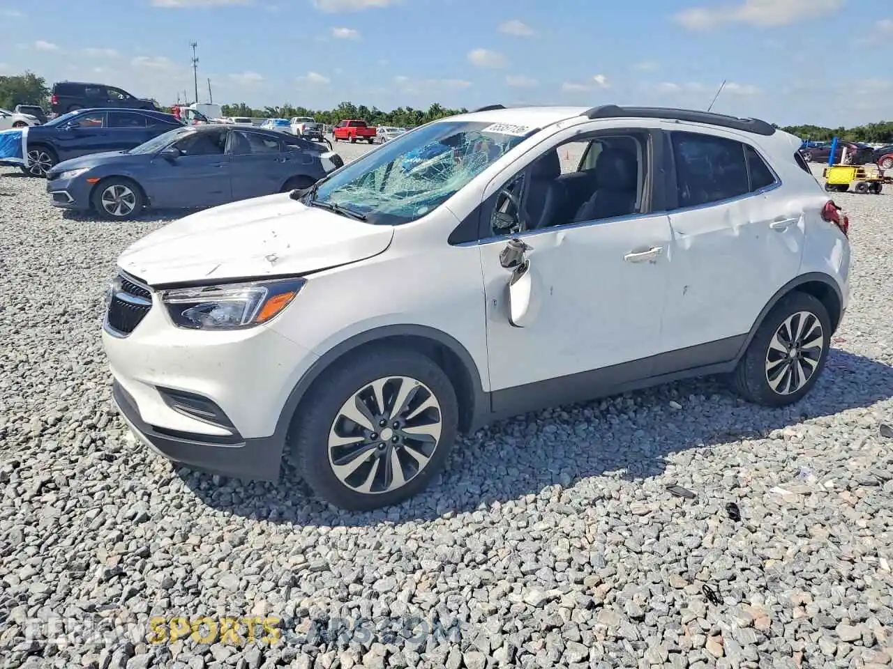 1 Photograph of a damaged car KL4CJASM0MB366870 BUICK ENCORE 2021