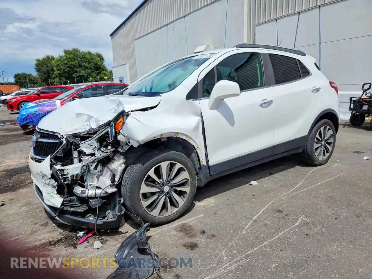 1 Photograph of a damaged car KL4CJASMXMB362826 BUICK ENCORE 2021