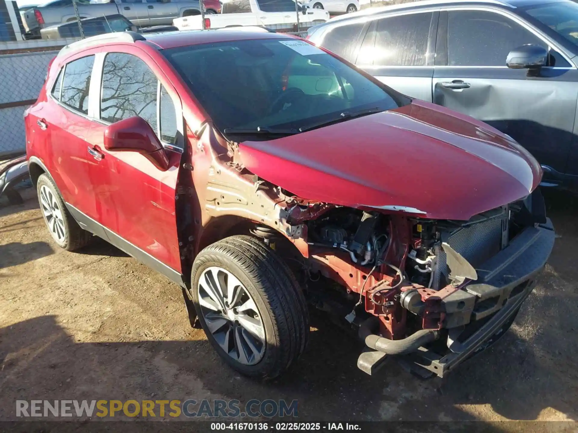 1 Photograph of a damaged car KL4CJESB0MB327069 BUICK ENCORE 2021