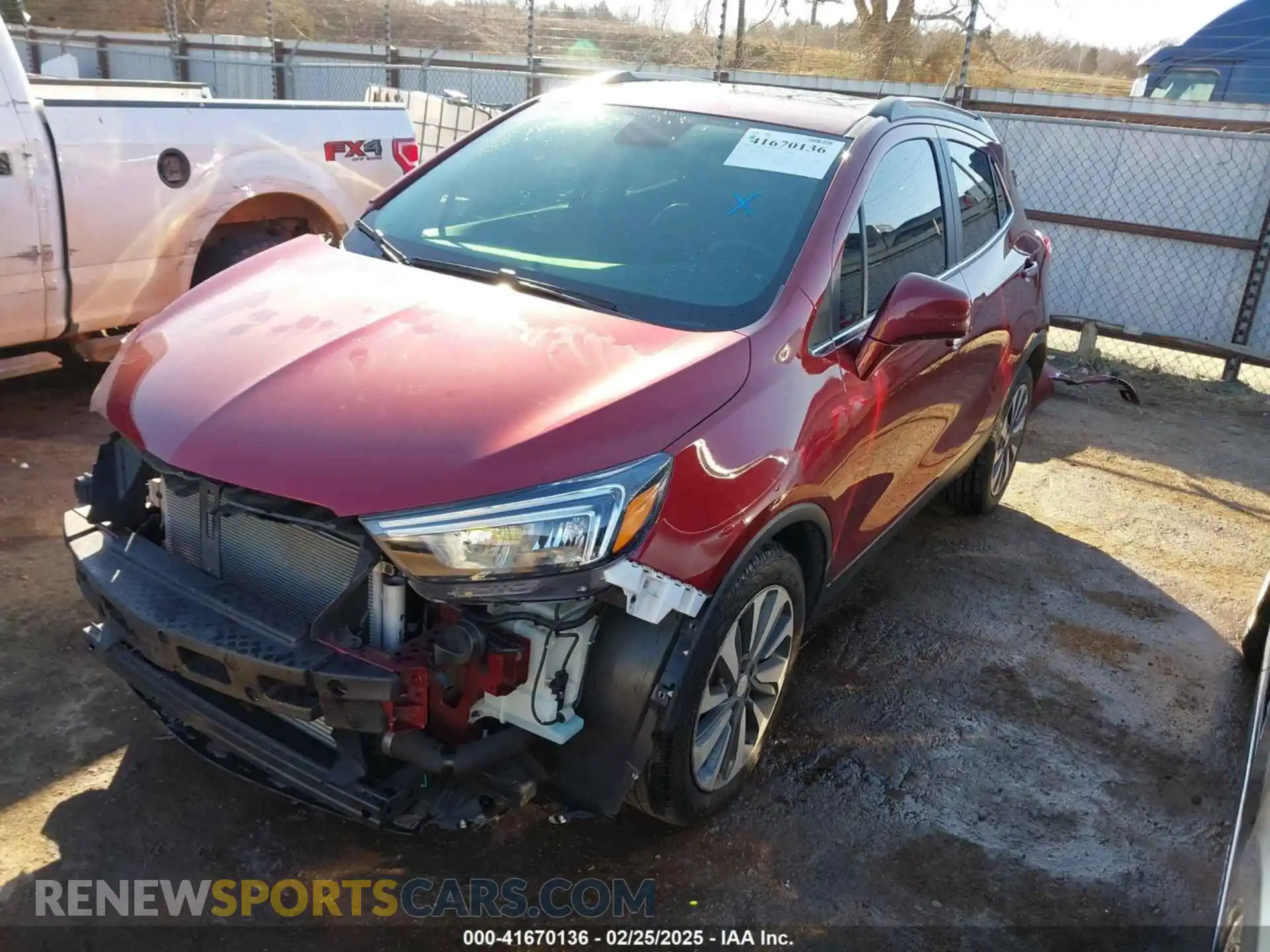 2 Photograph of a damaged car KL4CJESB0MB327069 BUICK ENCORE 2021