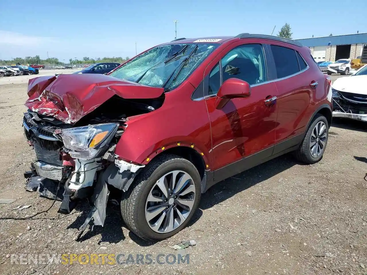 1 Photograph of a damaged car KL4CJESB0MB335415 BUICK ENCORE 2021