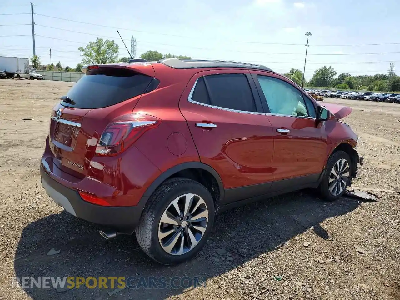 3 Photograph of a damaged car KL4CJESB0MB335415 BUICK ENCORE 2021