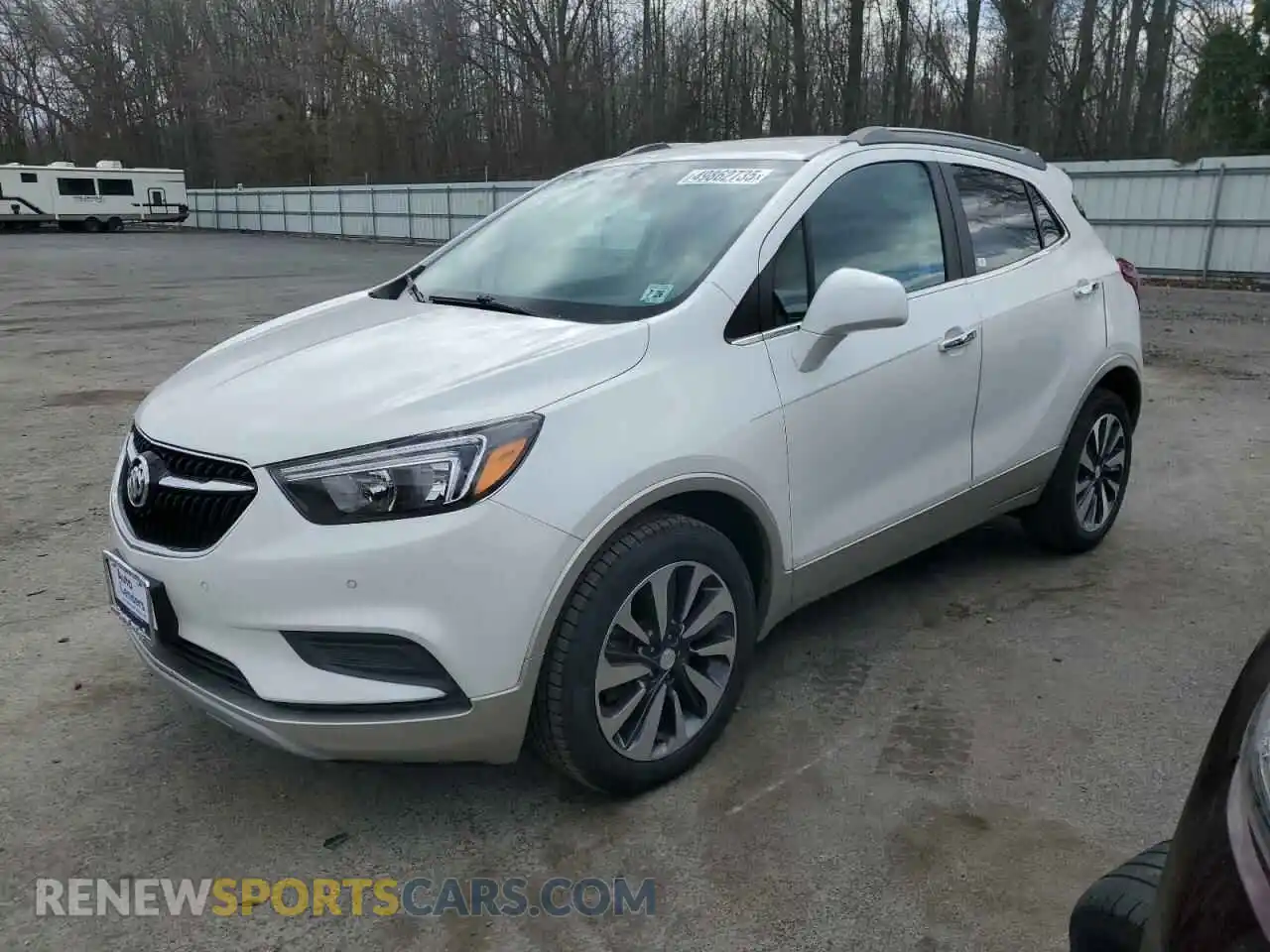 1 Photograph of a damaged car KL4CJESB1MB345418 BUICK ENCORE 2021