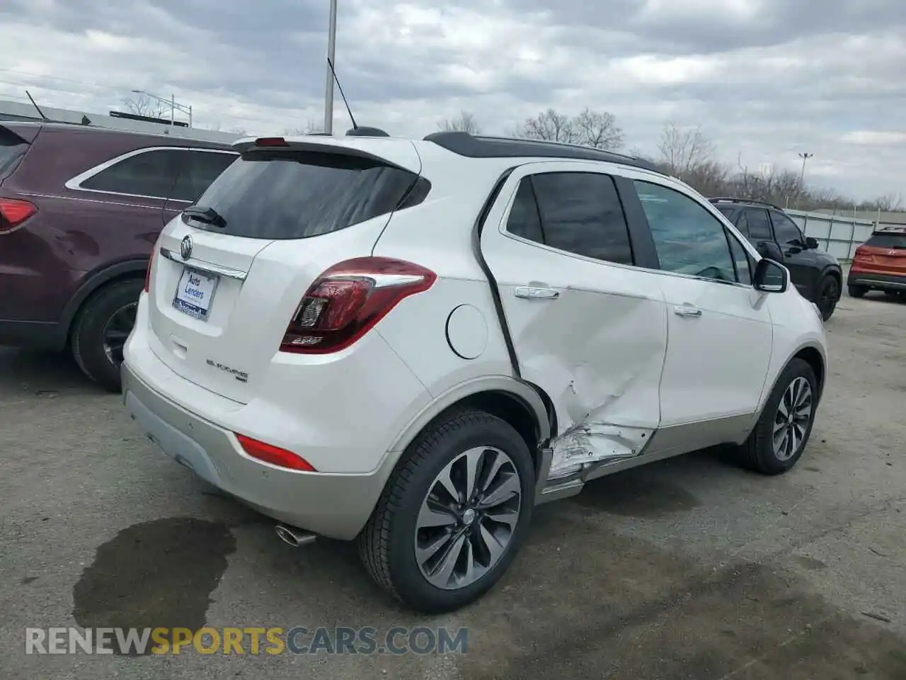 3 Photograph of a damaged car KL4CJESB1MB345418 BUICK ENCORE 2021