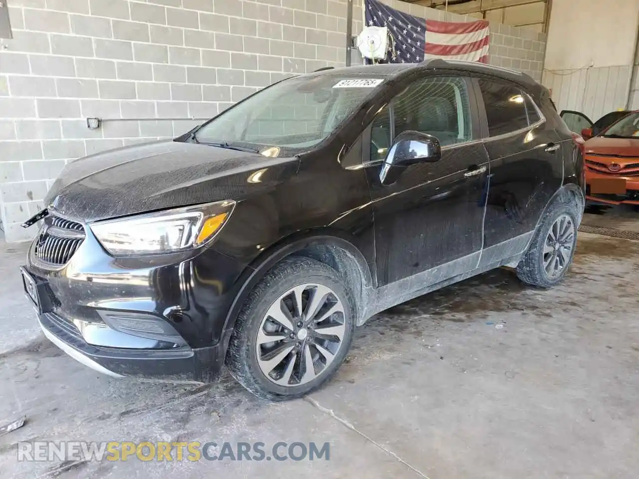 1 Photograph of a damaged car KL4CJESB3MB303638 BUICK ENCORE 2021